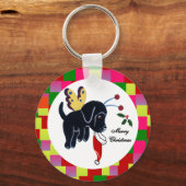 Black Labrador Sleutelhangers (Voorkant)