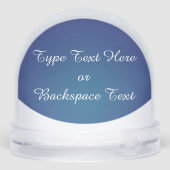 Black Labrador Snow Globe Custom Dog Snow Globe Sneeuwbol (Achterkant)