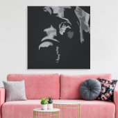 Black Labrador Soulful Eyes Canvas Afdruk (Insitu (Woonkamer))