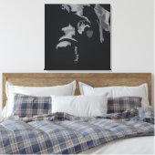 Black Labrador Soulful Eyes Canvas Afdruk (Insitu (Slaapkamer))