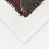 Black Labrador T Shirt Gift USA Flag Lab Owner Duc Fleece Deken (Hoek)