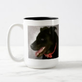 Black Labrador Two Toned Mok (Links)