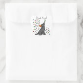Black Labrador Verjaardagsfeestje Stickers (Tas)