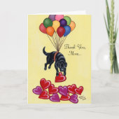 Black Labrador verzamelen LIEFDE Kaart (Voorkant)