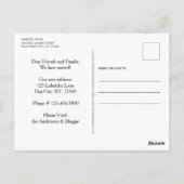 Black Labrador We hebben de aankondiging van Dog M Briefkaart (Achterkant)