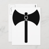 Black Labrys Briefkaart (Voorkant / Achterkant)