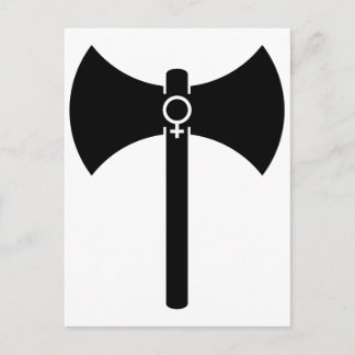 Black Labrys Briefkaart