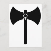 Black Labrys Briefkaart (Voorkant)