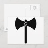 Black Labrys Briefkaart (Voorkant / Achterkant)