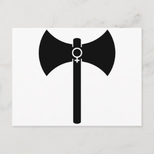Black Labrys Briefkaart