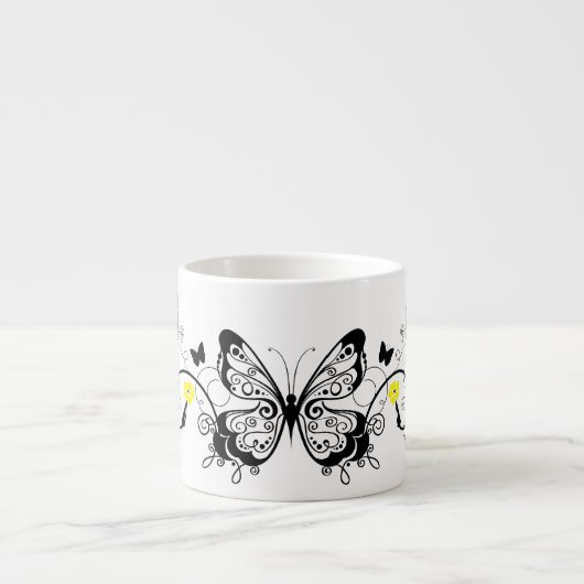 Black Lace Butterflies 10 Espresso Kop (Voorkant)