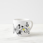 Black Lace Butterflies 10 Espresso Kop (Voorkant rechts)