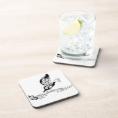 Black Lace Butterflies 6 Musical Bier Onderzetter (Rechterzijde)