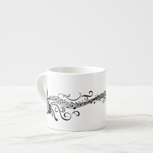 Black Lace Butterflies 6 Musical Espresso Kop (Links)
