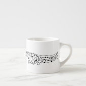 Black Lace Butterflies 6 Musical Espresso Kop (Rechts)