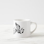 Black Lace Butterflies 8 Espresso Kop (Rechts)