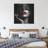 Black Lace Canvas Afdruk (Insitu (Slaapkamer))