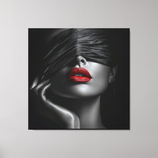 Black Lace Canvas Afdruk (Voorkant)