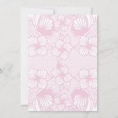 Black Lace Corset Bridal Lingerie Shower Kaart (Achterkant)