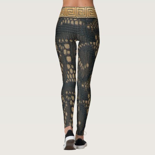 Black Lace d'Elegance Leggings (Achterkant)