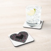 Black Lace Heart Onderzetter (Rechterzijde)