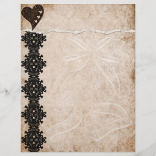 Black Lace Letterhead
