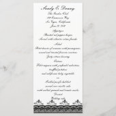 Black Lace Menu Kaart (Voorkant)