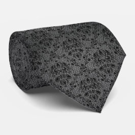 Black Lace Mode Designer Texture Stropdas