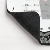 Black Lace Mousepad Muismat (Hoek)