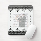 Black Lace Mousepad Muismat (Met muis)