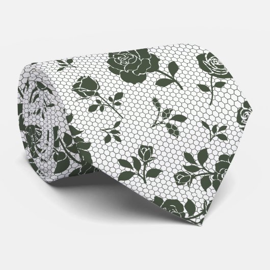 Black Lace  Stropdas (Opgerold)