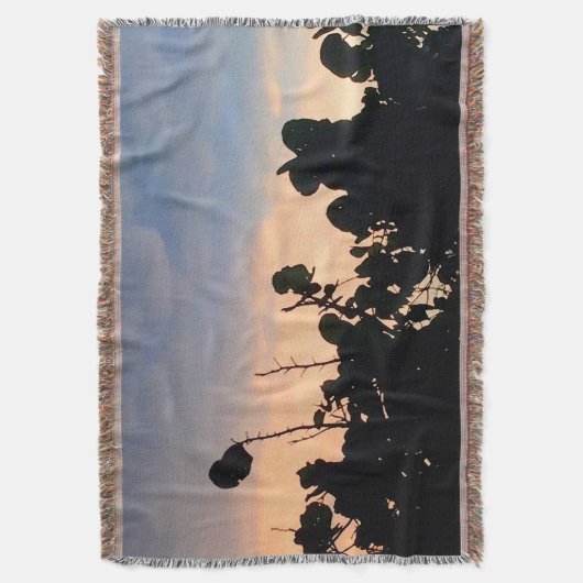 Black Lace Sunset Deken (Voorkant Verticaal)