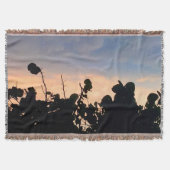 Black Lace Sunset Deken (Voorkant)