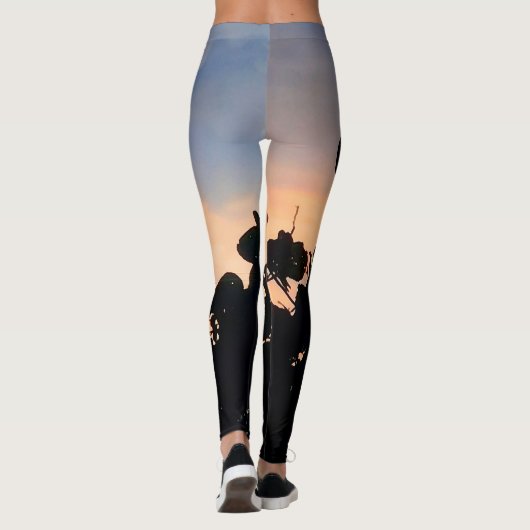 Black Lace Sunset Leggings (Achterkant)
