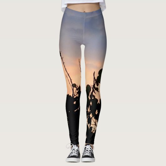 Black Lace Sunset Leggings (Voorkant)