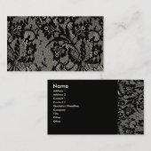Black Lace Visitekaartje (Voorkant / Achterkant)