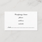 Black Lace-Visitekaartje Visitekaartje (Achterkant)