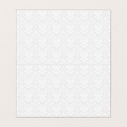 Black Lace White Dammaskers Visitekaartje (Binnenkant ongevouwen)