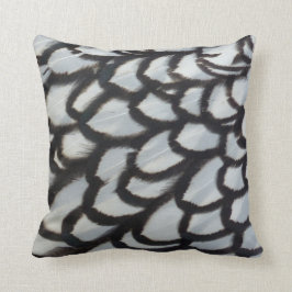 Black Laced Wyandotte Feather Kussen