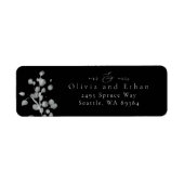 Black Lacquer Address Label (Voorkant)