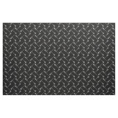 Black Lacrosse White Sticks gepatterd Stof (Fat Quarter)