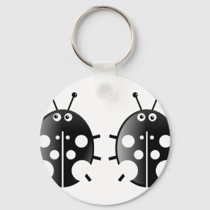 Black Ladybugs Sleutelhanger