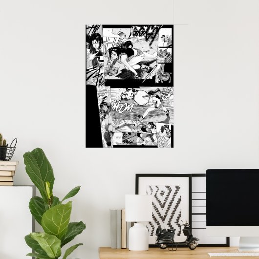 Black Lagoon manga Poster (Thuiskantoor)