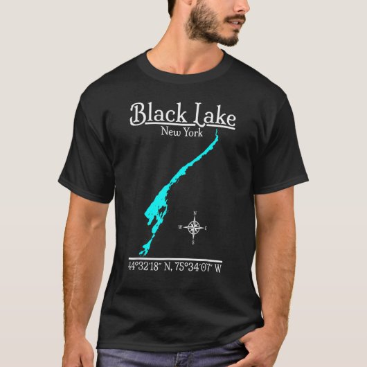 Black Lake New York T-shirt (Voorkant)