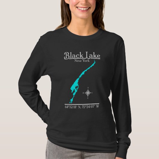Black Lake New York T-shirt (Voorkant)