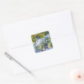 Black Langur Monkeys Eating, Sticker (Envelop)