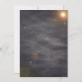 Black Laser Label Party nodigt uit Kaart (Achterkant)