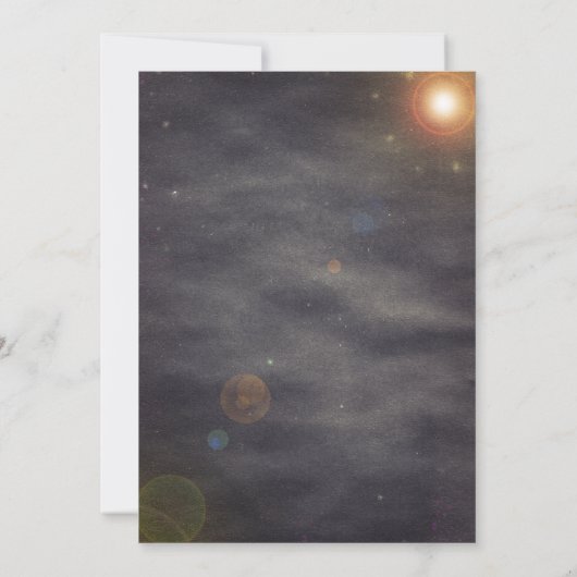 Black Laser Label Party nodigt uit Kaart (Achterkant)