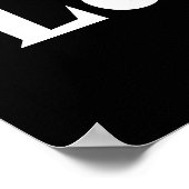 Black Laundromat Wall Art Poster Afdrukken (Hoek)