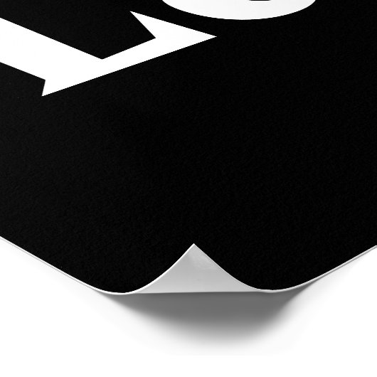 Black Laundromat Wall Art Poster Afdrukken (Hoek)